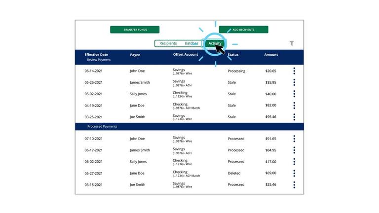 Editing or Deleting a Transaction