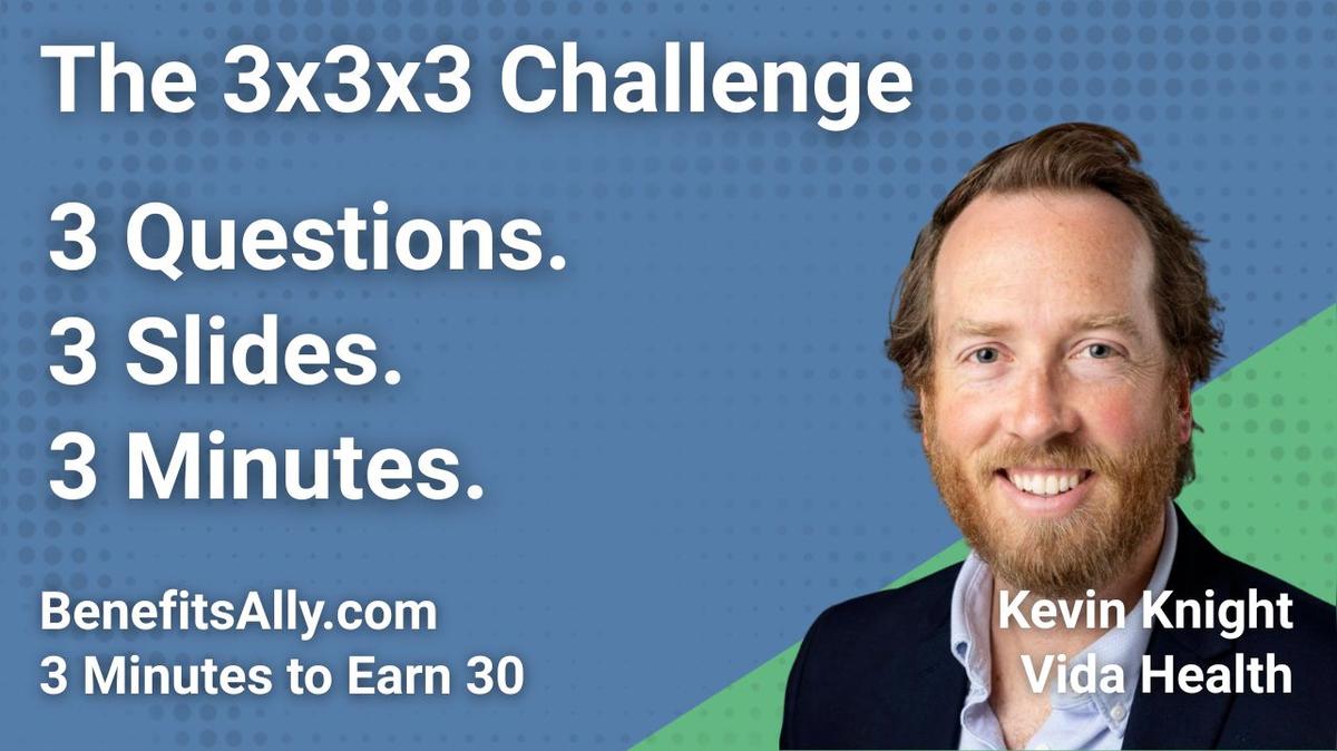 Vida Health - 3x3x3 Challenge with Kevin Knight