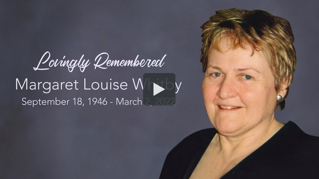 Obituary of Margaret Louise Whitby (nee Sommer) | McInnis & Hollowa...