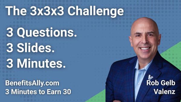 Valenz - 3x3x3 Challenge with Rob Gelb