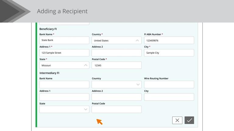Recipients (ACH &amp; Wire)
