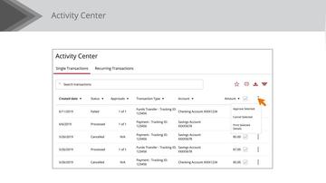 Approve or Cancel Payments