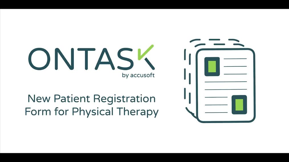 New Therapy Patient Intake Form Template