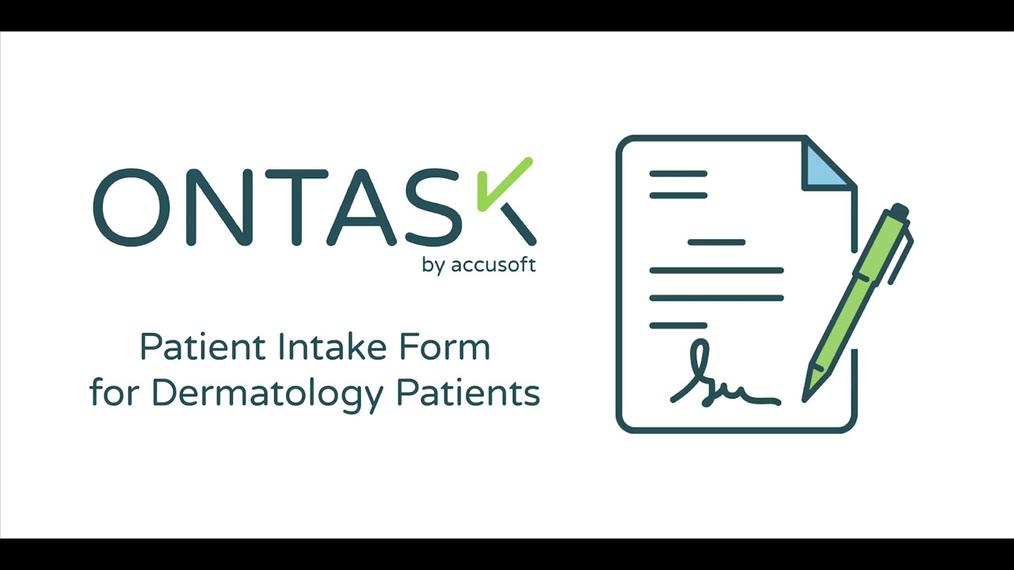 Dermatology Patient Intake Form Template