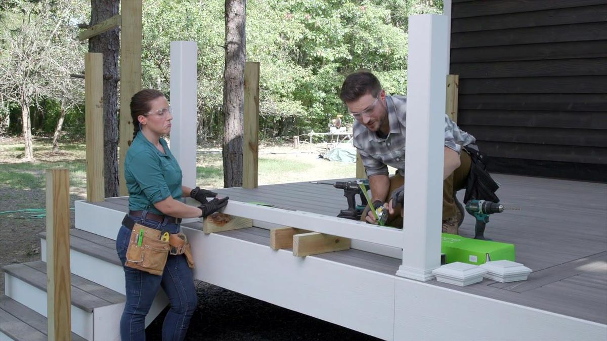 How to Install Trex Enhance® Railing for a Deck