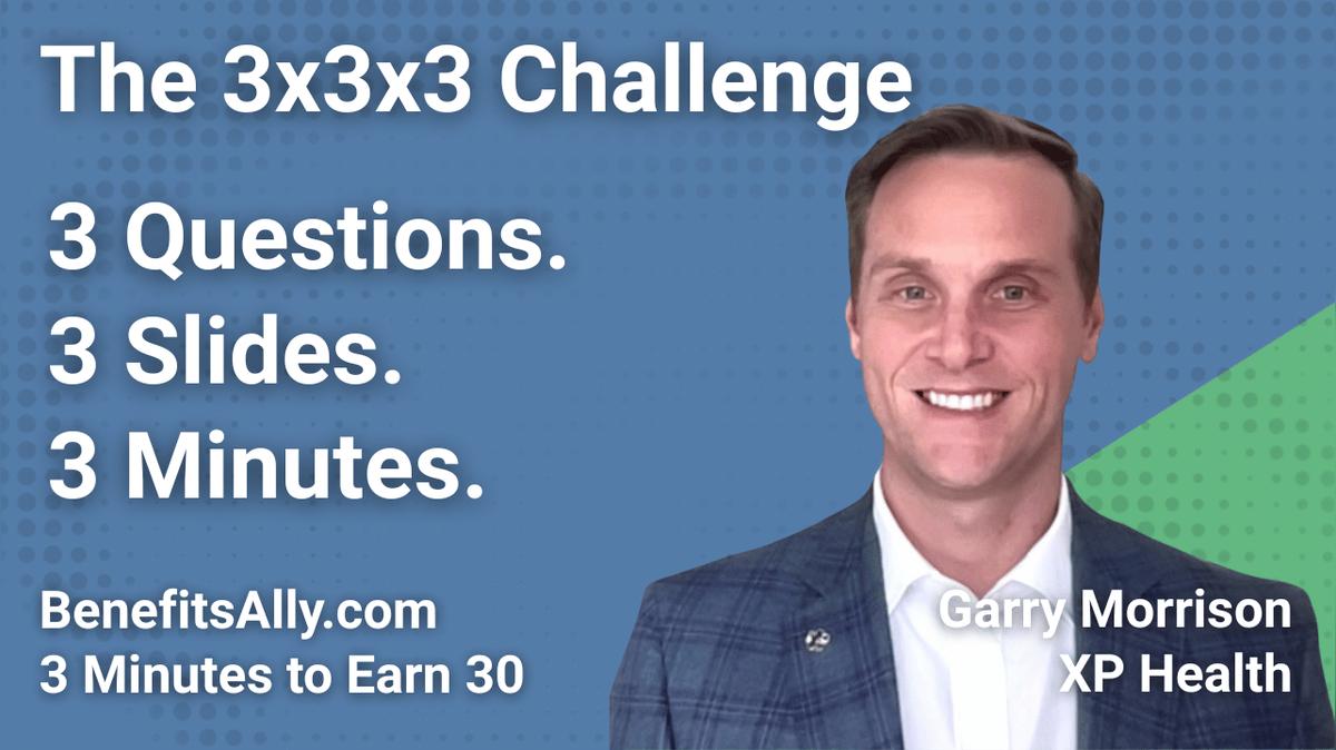 XP Health - 3x3x3 Challenge with Garry Morrison