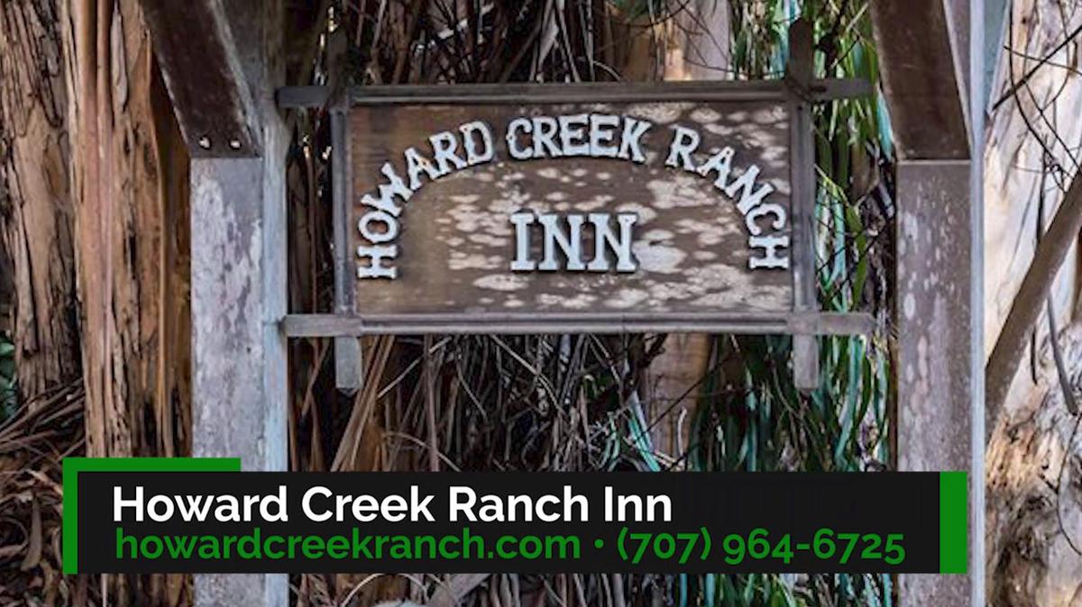 Bed And Breakfast in Westport CA, Howard Creek Ranch Inn