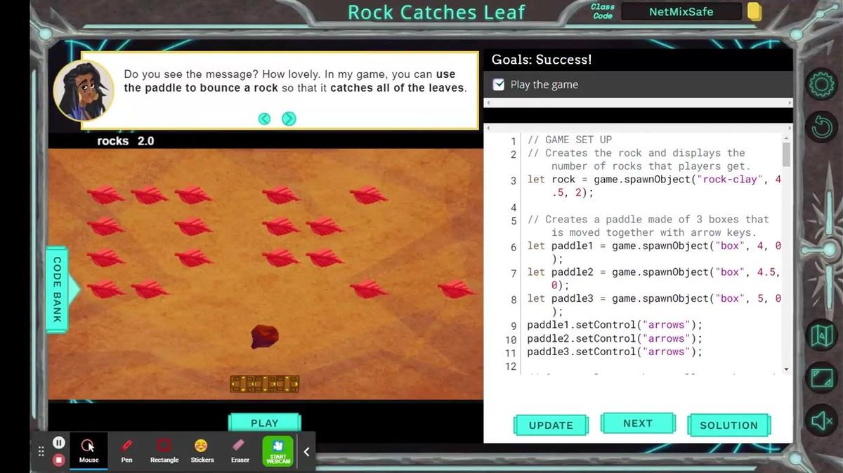 Rock Catches Leaf Example Game Explanation Video.mp4