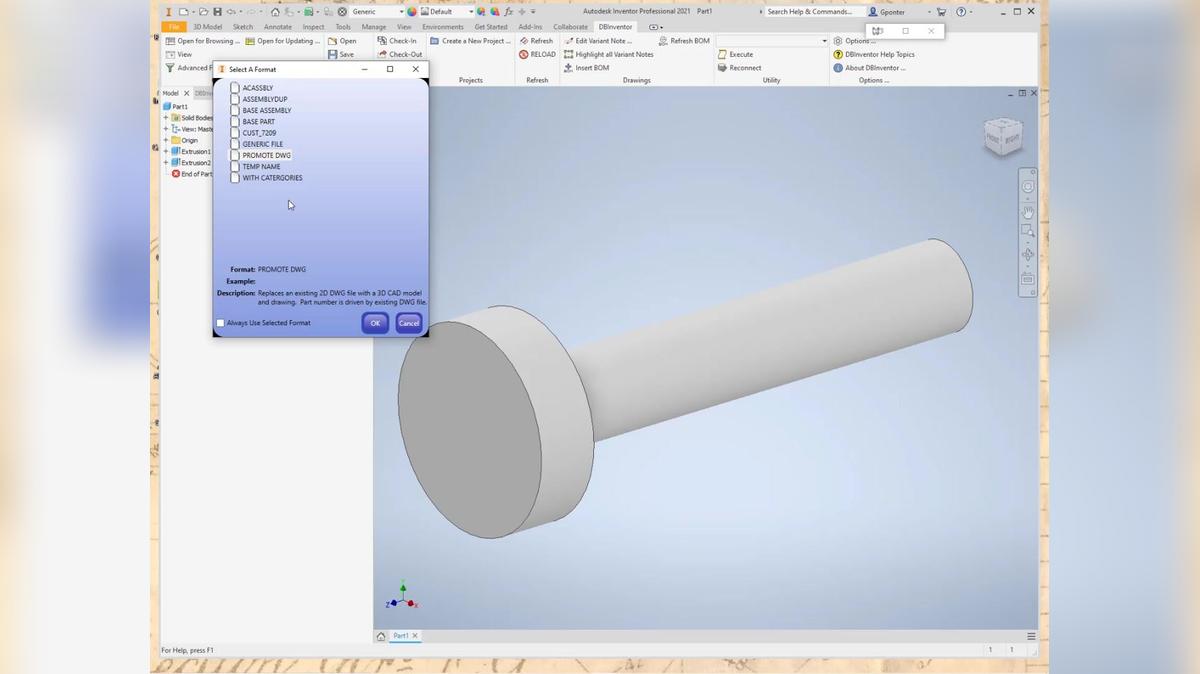 Many customers have to manage legacy 2D documents over an extended period of time as they gradually work on converting them to 3D documents. This single practice can lead to confusion without a proper PDM process for automatically handling it.
