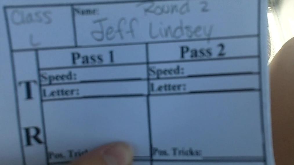 Jeff Lindsey M5 Round 2 Pass 2
