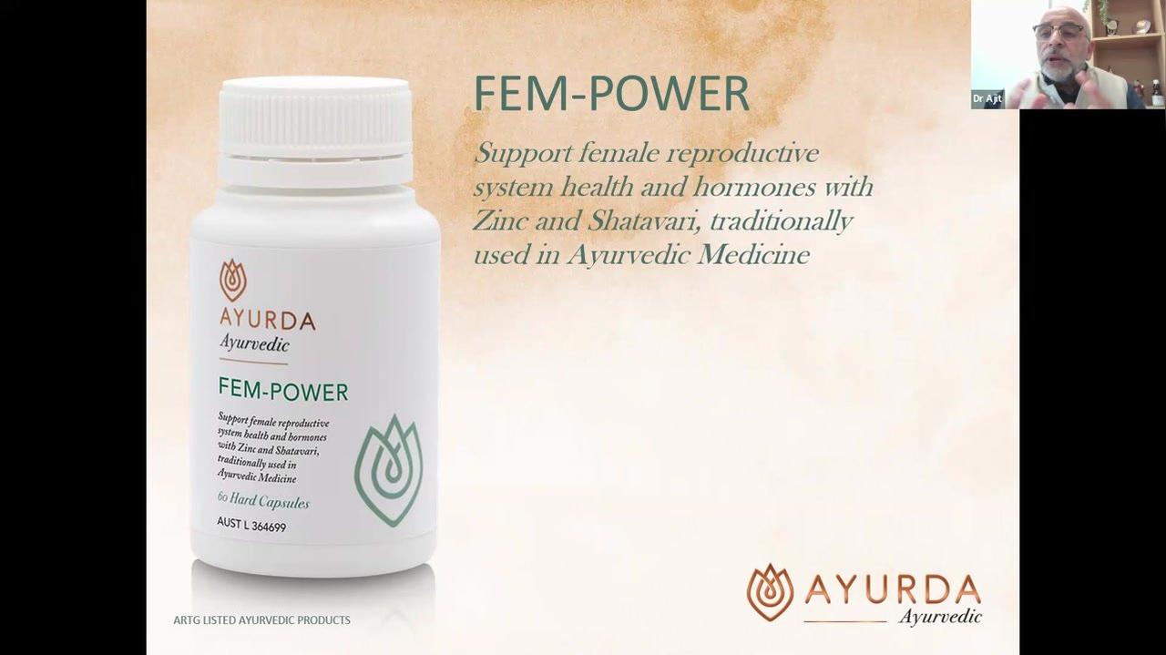 Dr Ajit AYURDA Fem power, Dermo guard, Liv good Lunch time series part 2