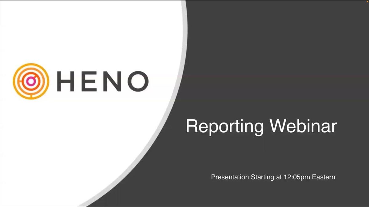 Reports Webinar 2023