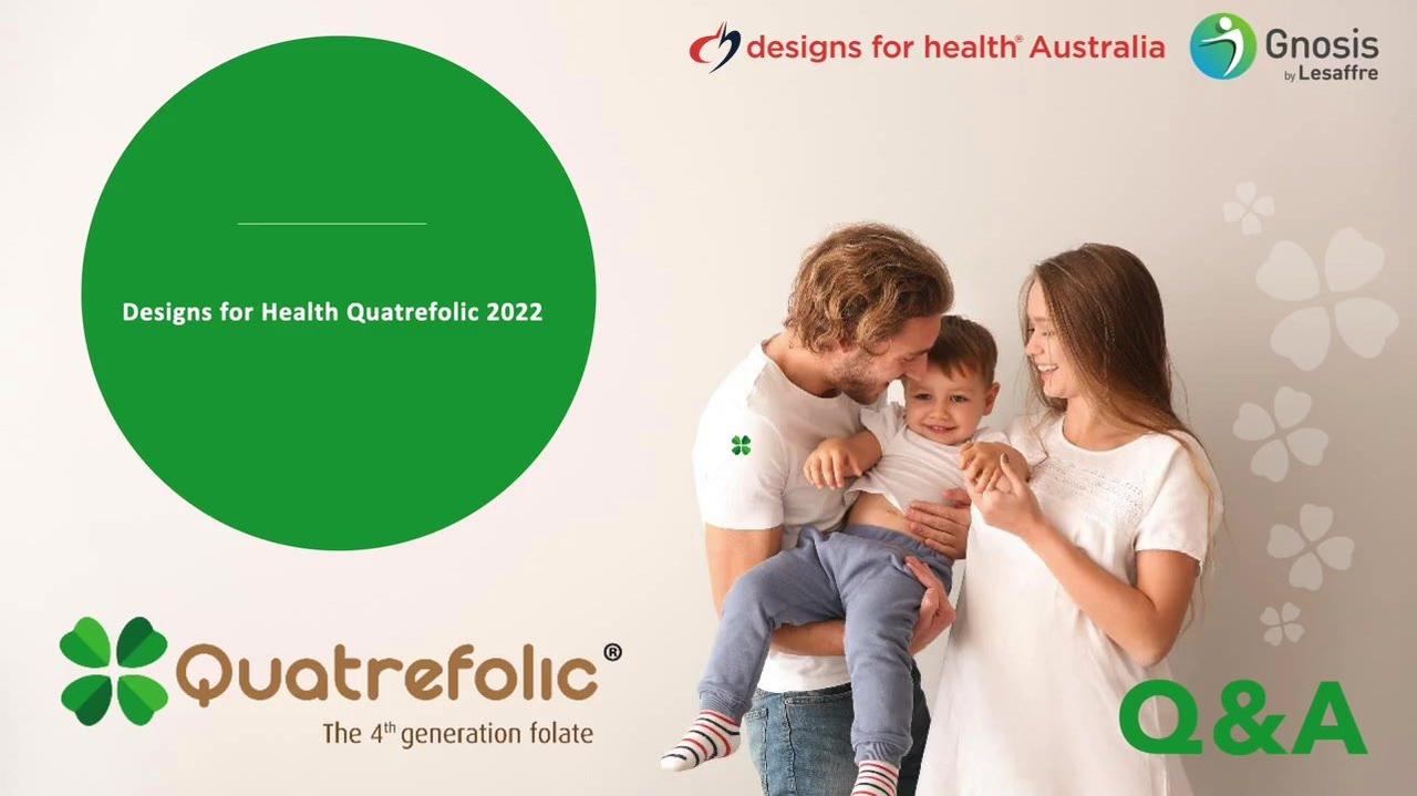 Quatrefolic: The Next Gen Bioavailable Folate Q&amp;A