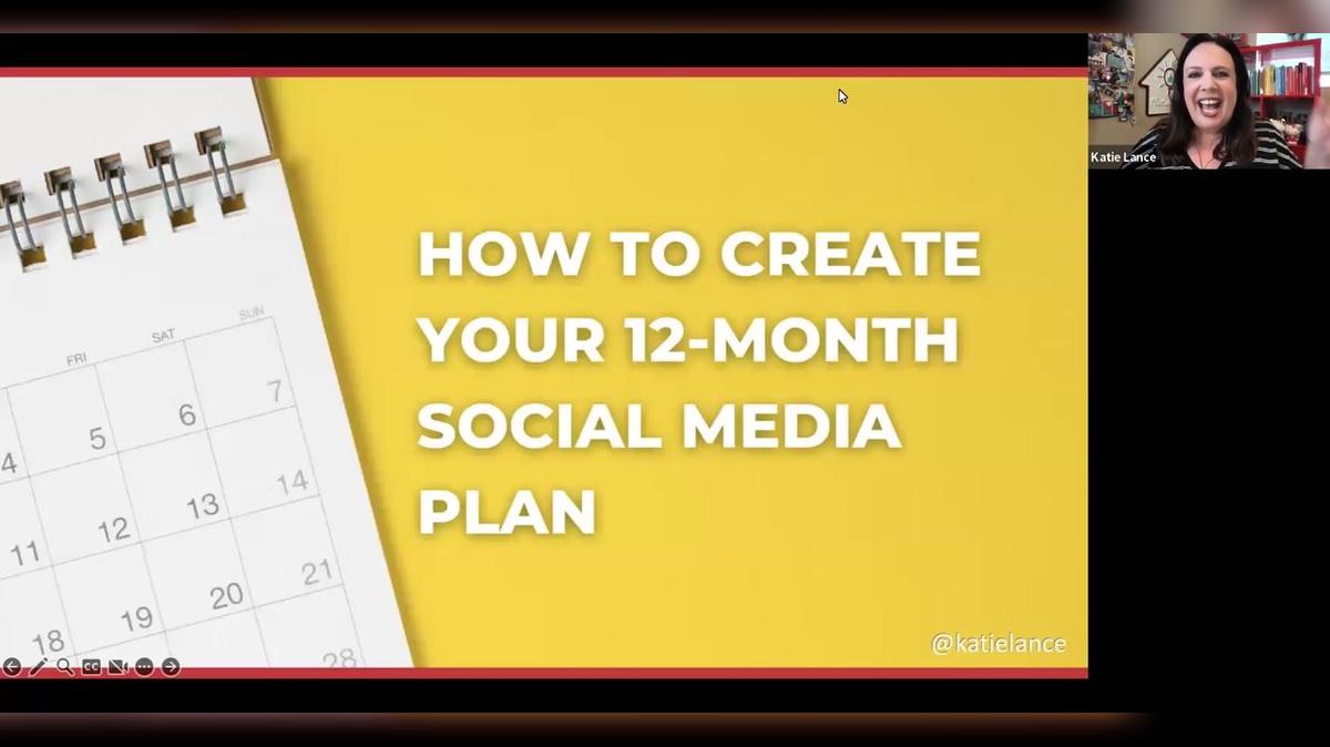 Transform: Katie Lance 12 Month Social Media Plan