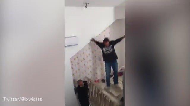 DIY Falls from Ladder