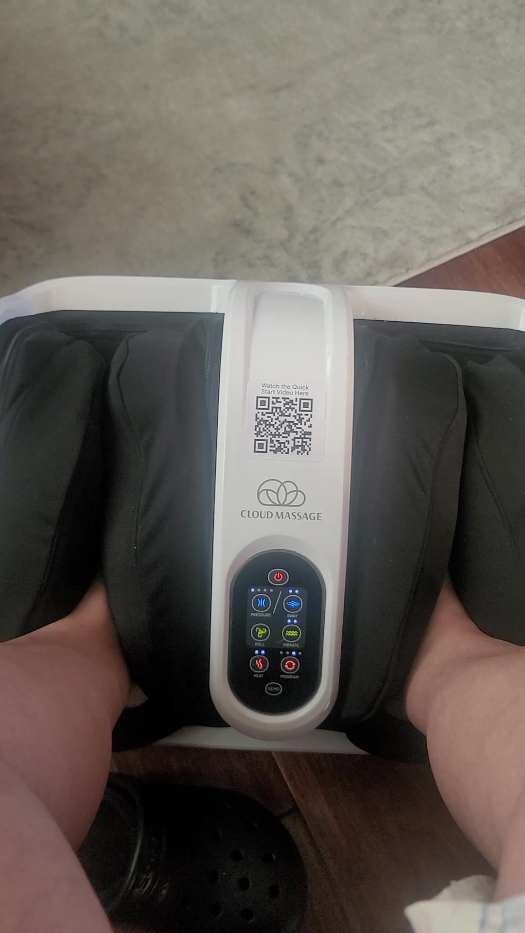 Shiatsu Foot & Calf Massager with Remote – Cloud Massage