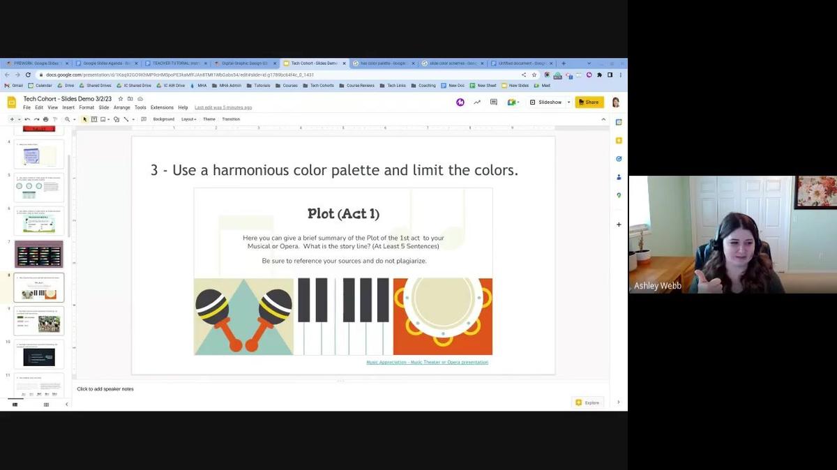 Tech Cohort - Slides and Peardeck Session #1 - 3/2/23