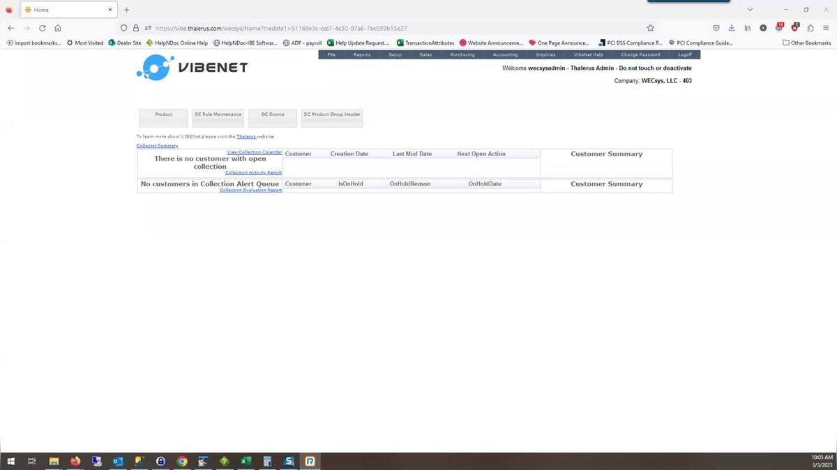 Wecsys Purchasing GL (50349, 40398, 50462)