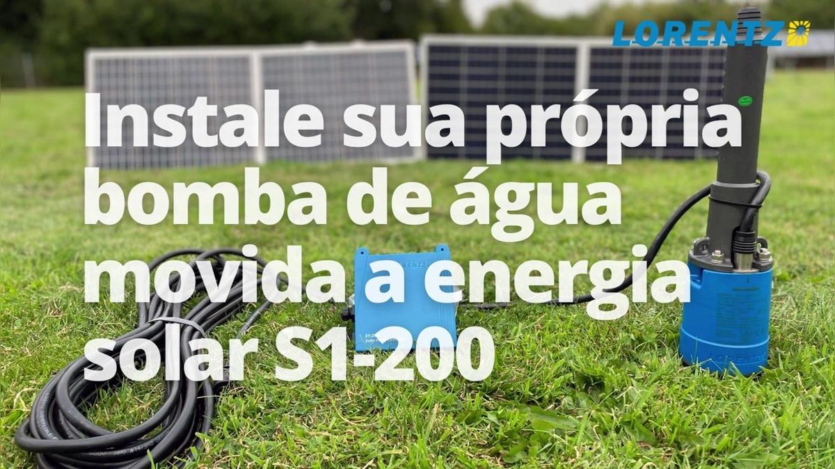 Solar water pumping - PT