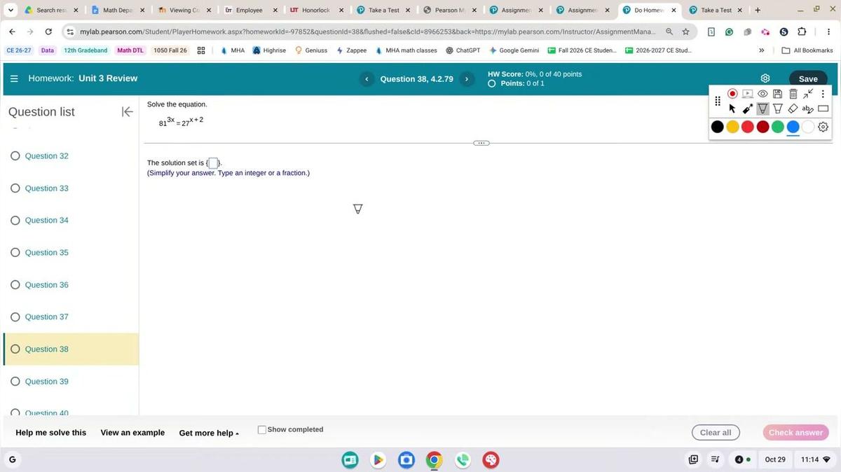 Math 1050 Unit 3 Review #38
