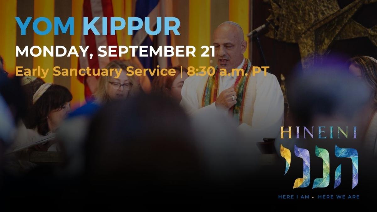 Yom Kippur – Early Sanctuary Service