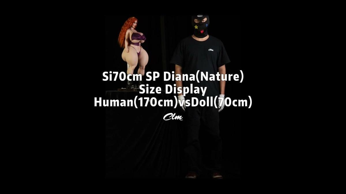BBW Mini Silicone Sex Doll Vampire Queen Diana CLM SP Version