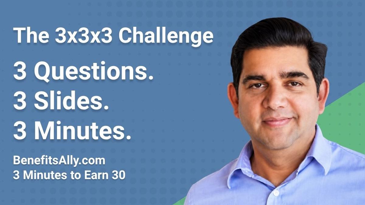 OneBenefits - 3x3x3 Challenge with Anup Yanamandra