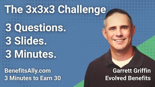 Evolved Benefits - 3x3x3 Challenge With Garrett Griffin