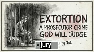 Extortion A Prosecutor Crime God Will Judge