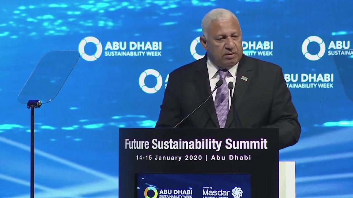 2020 - ADSW - Future Sustainability Summit - 29 - HE Josaia Voreqe Bainimarama