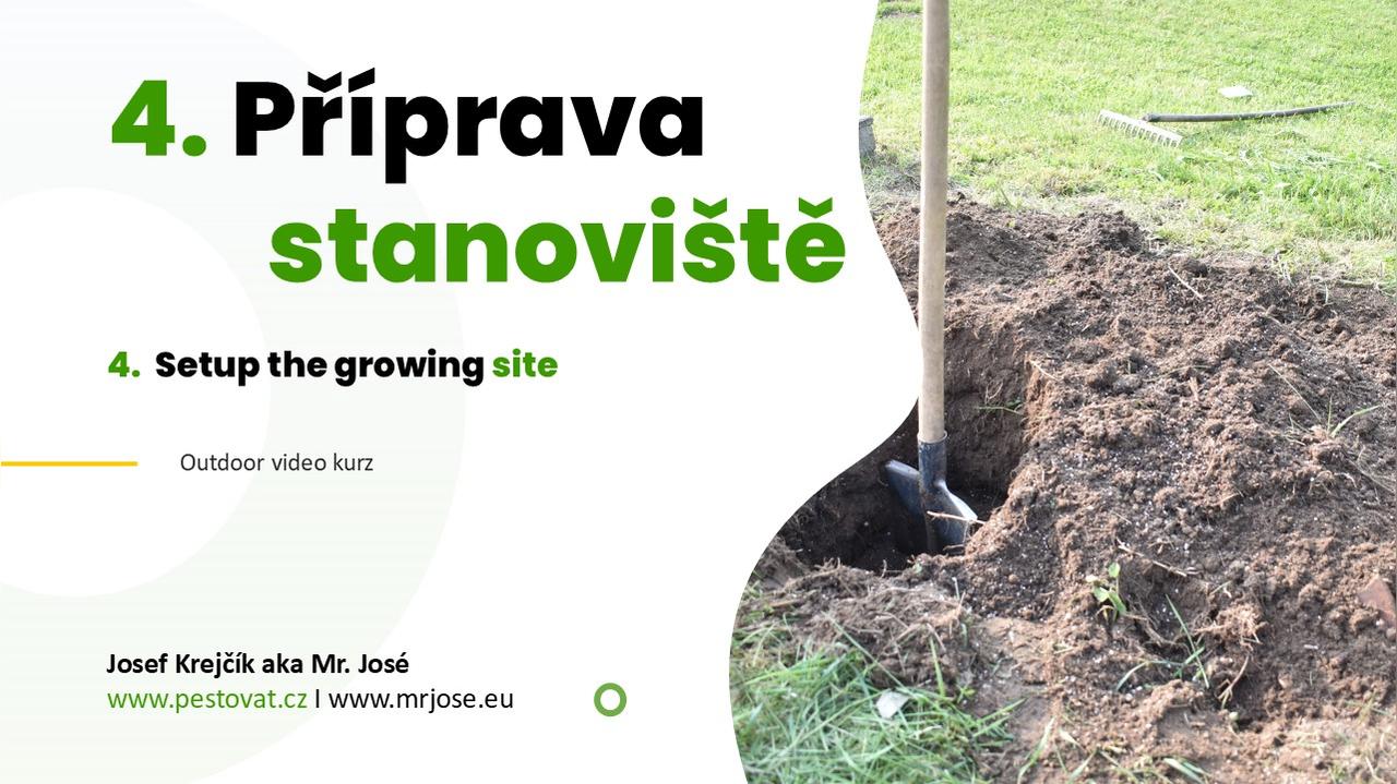 4. lekce: Příprava květináčů a záhonů
