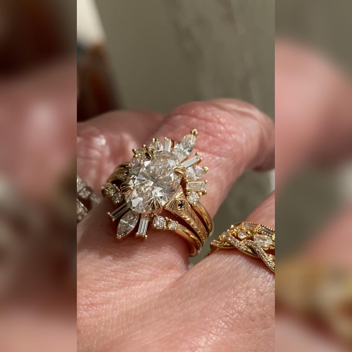 Duchess Oval Wedding Band Pairings