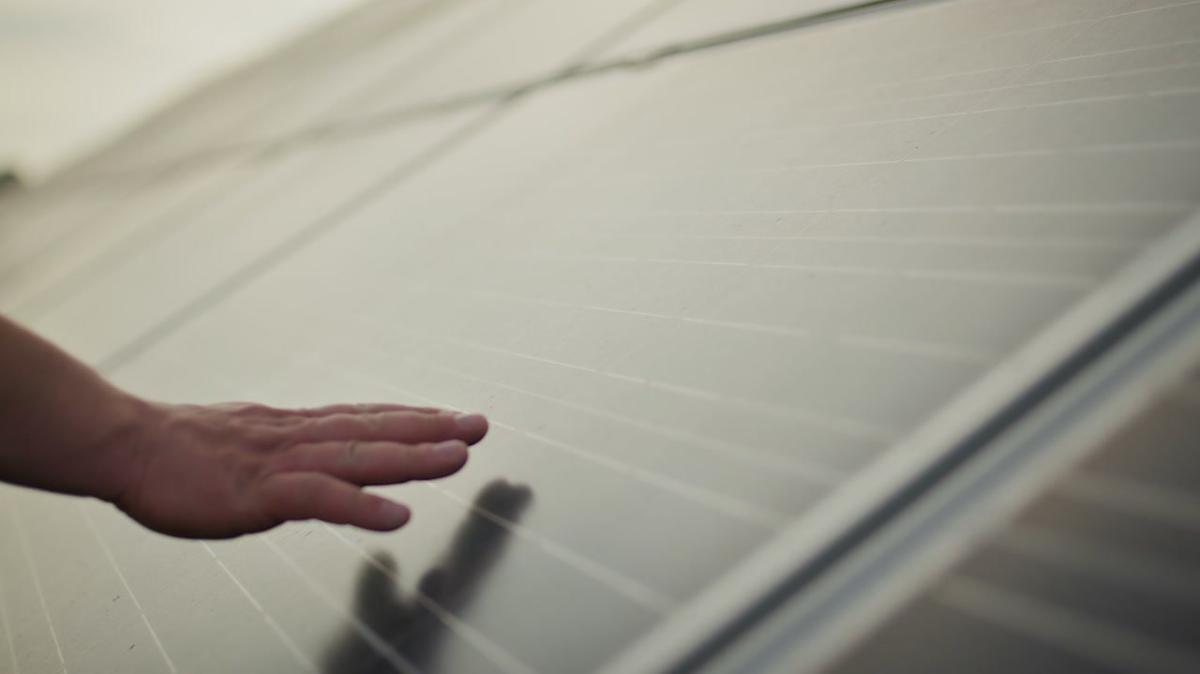 Hand Solar Panels Energy