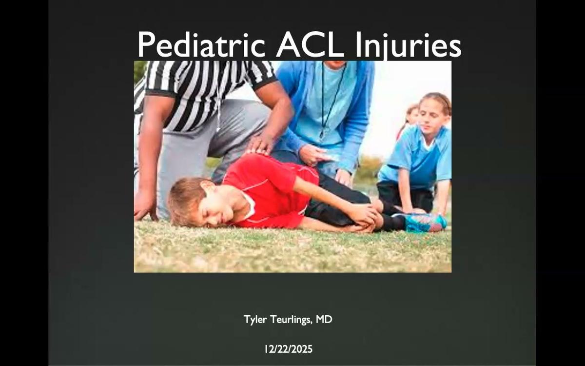 ACL in Skeletally Immature Athlete