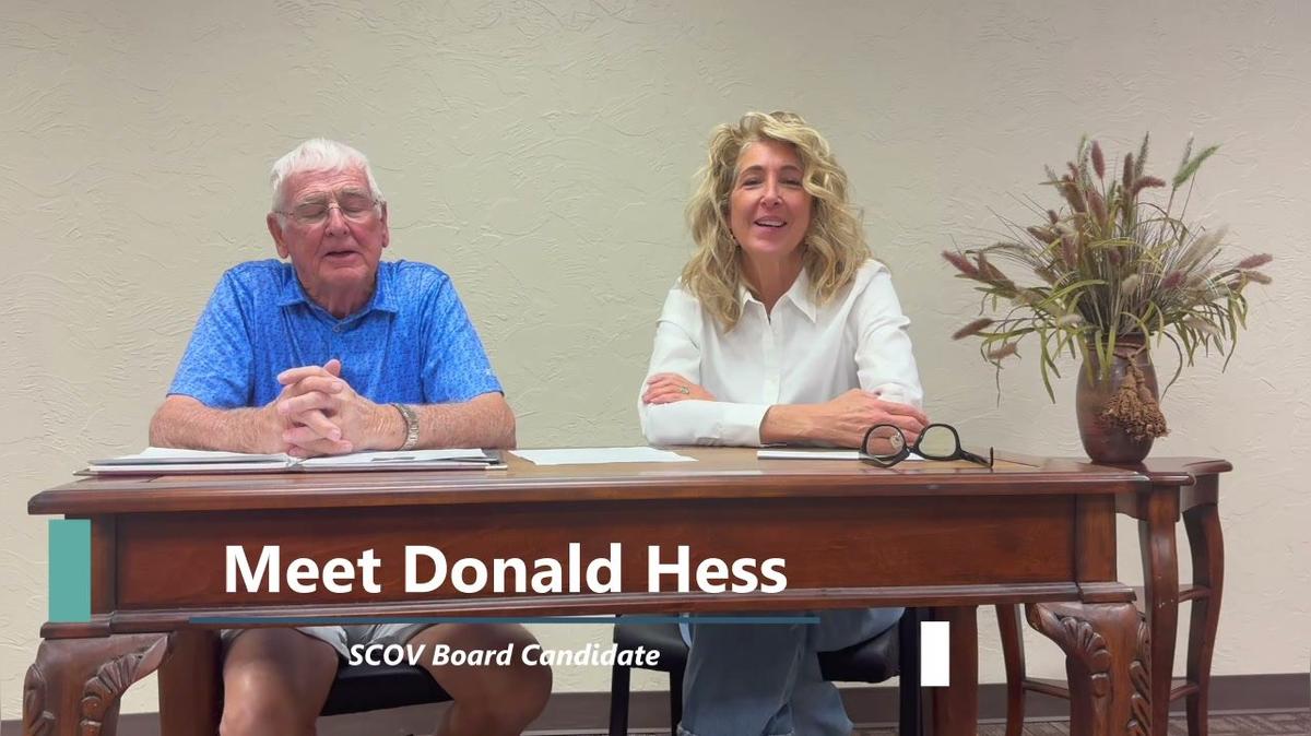 Board Candidates 2026 - Donald Hess