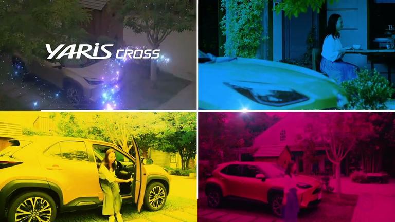 制作事例） 埼玉トヨペットYARISCROSS 30秒 デジタルサイネージ用