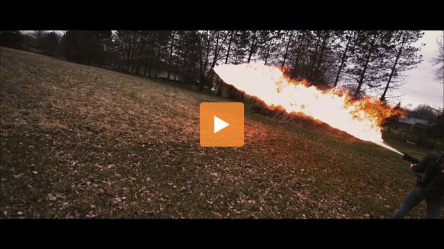 Throwflame Slow-Motion FPV
