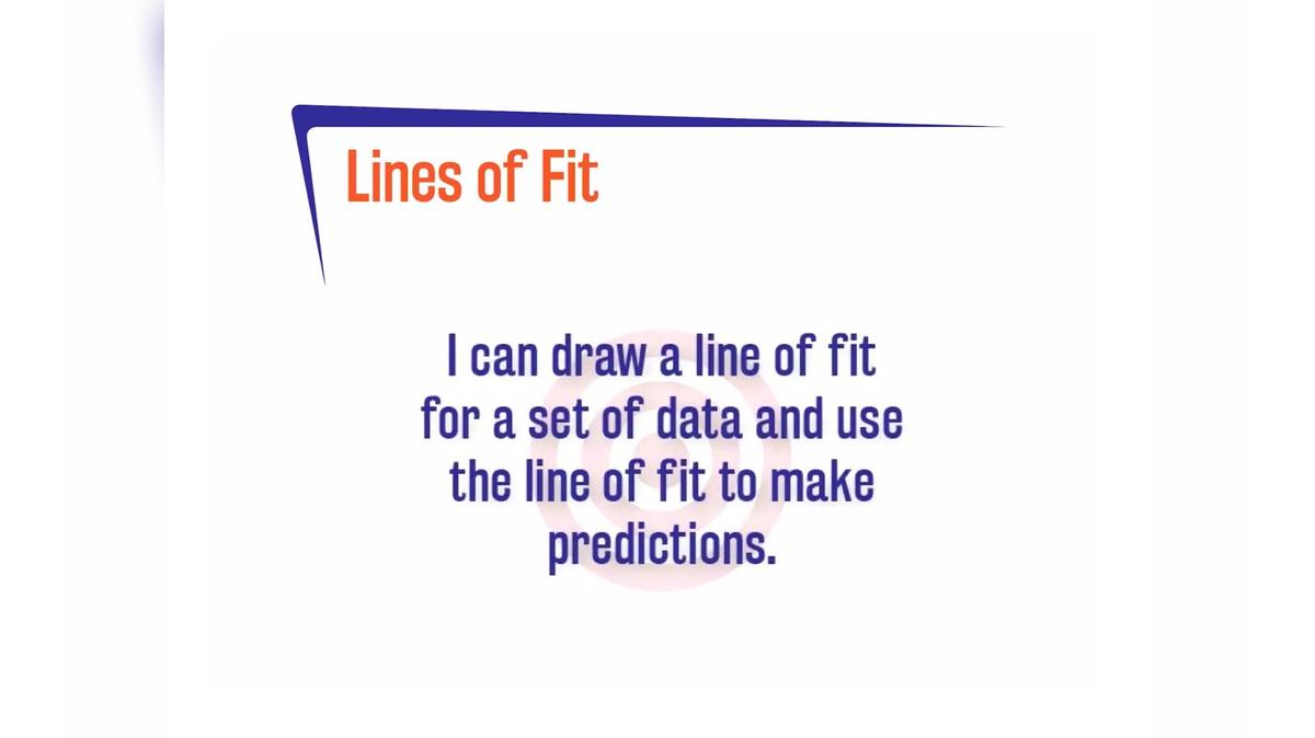 FL27SP A1.11.1 Scatter Plots and Lines of Fit