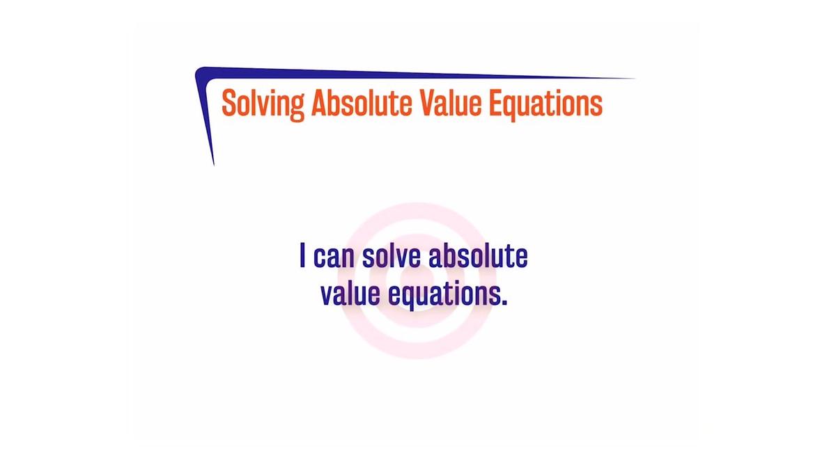 FL27 A1.1.5 Absolute Value Equations and Inequalities