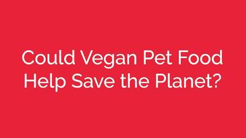 Could Vegan Pet Food Help Save the Planet
