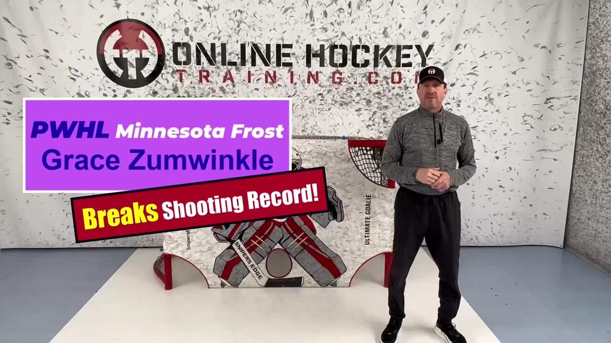 PWHL Grace Zumwinkle 66 in a Row!