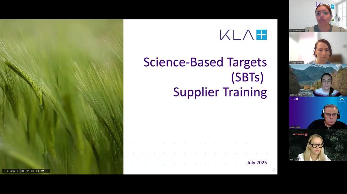 Setting a Science Based or Aligned Target (2025)