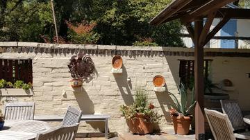 Secluded patio for eating &amp; relaxing