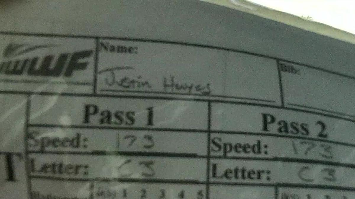 Justin Hayes M1 Round 2 Pass 2