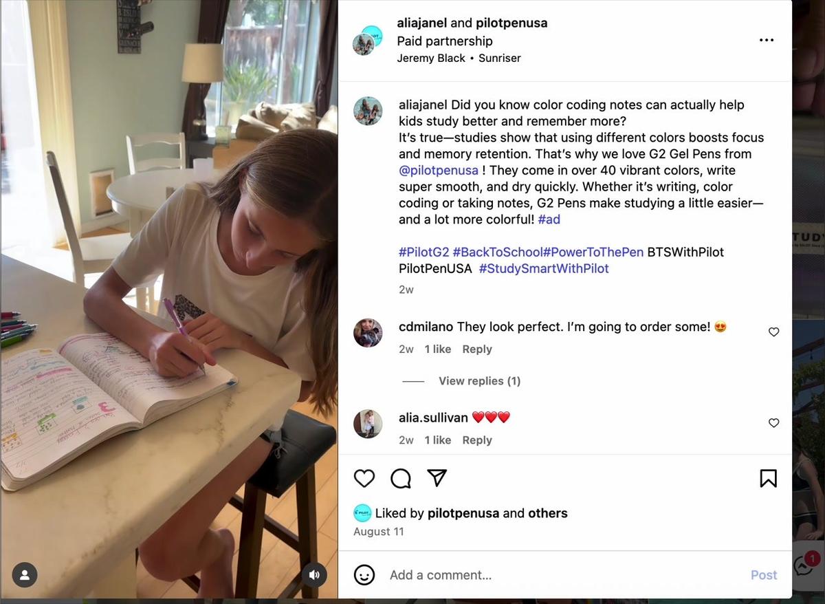 Alia Sullivan - IG Reel #1