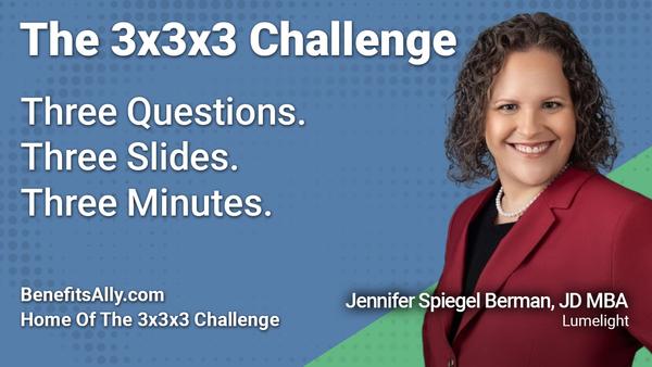 Lumelight - 3x3x3 Challenge With Jennifer Berman