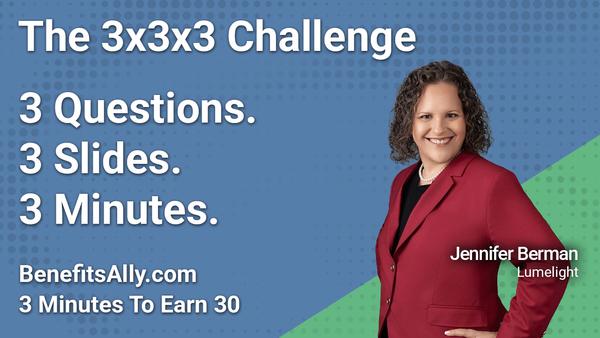 Lumelight - 3x3x3 Challenge With Jennifer Berman