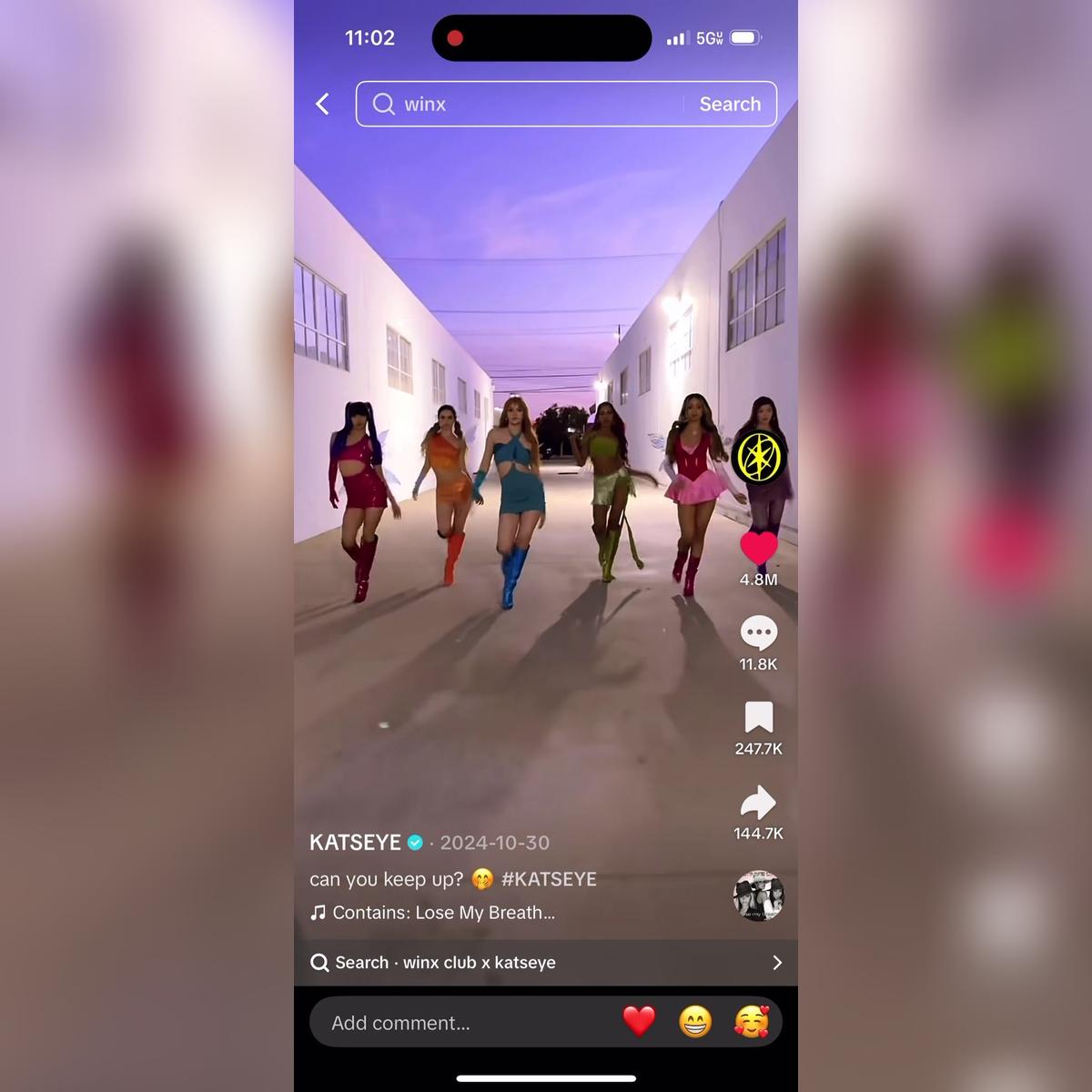 Katseye X Winx Costume TT 10.30.24