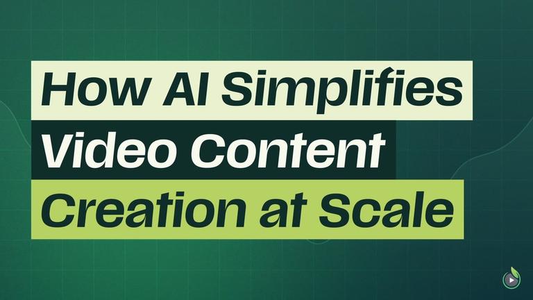 Short 1: How AI Simplifies Video Content Creation at Scale