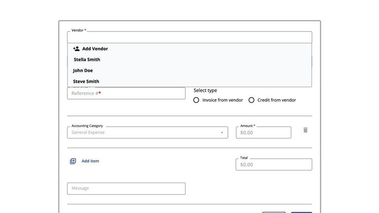 AB11 – Vendor Invoices